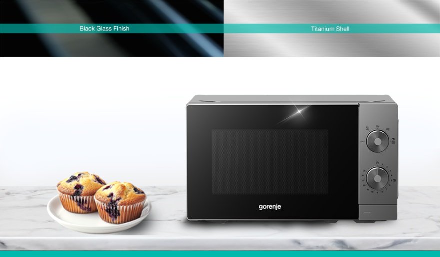 Микроволновая печь Gorenje MO20E1T4	 черный, серый купить,0
