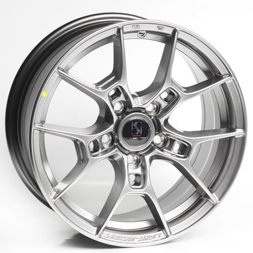 Комплект дисков Kipardo KoKo SL552 4х100 R16х7 СВ73,1 ЕТ35 black chrome silver