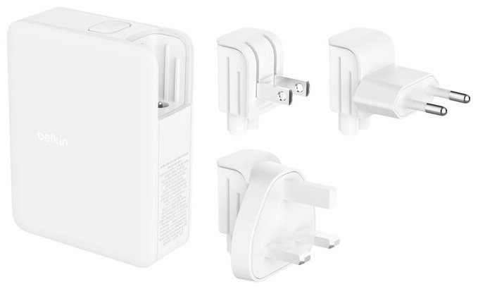 Зарядное устройство Belkin WCH014BTWH USB Type-C, USB белый купить,NaN