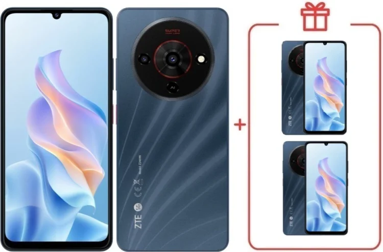 Смартфон ZTE Blade A76 4/128GB черный + подарок купить,NaN