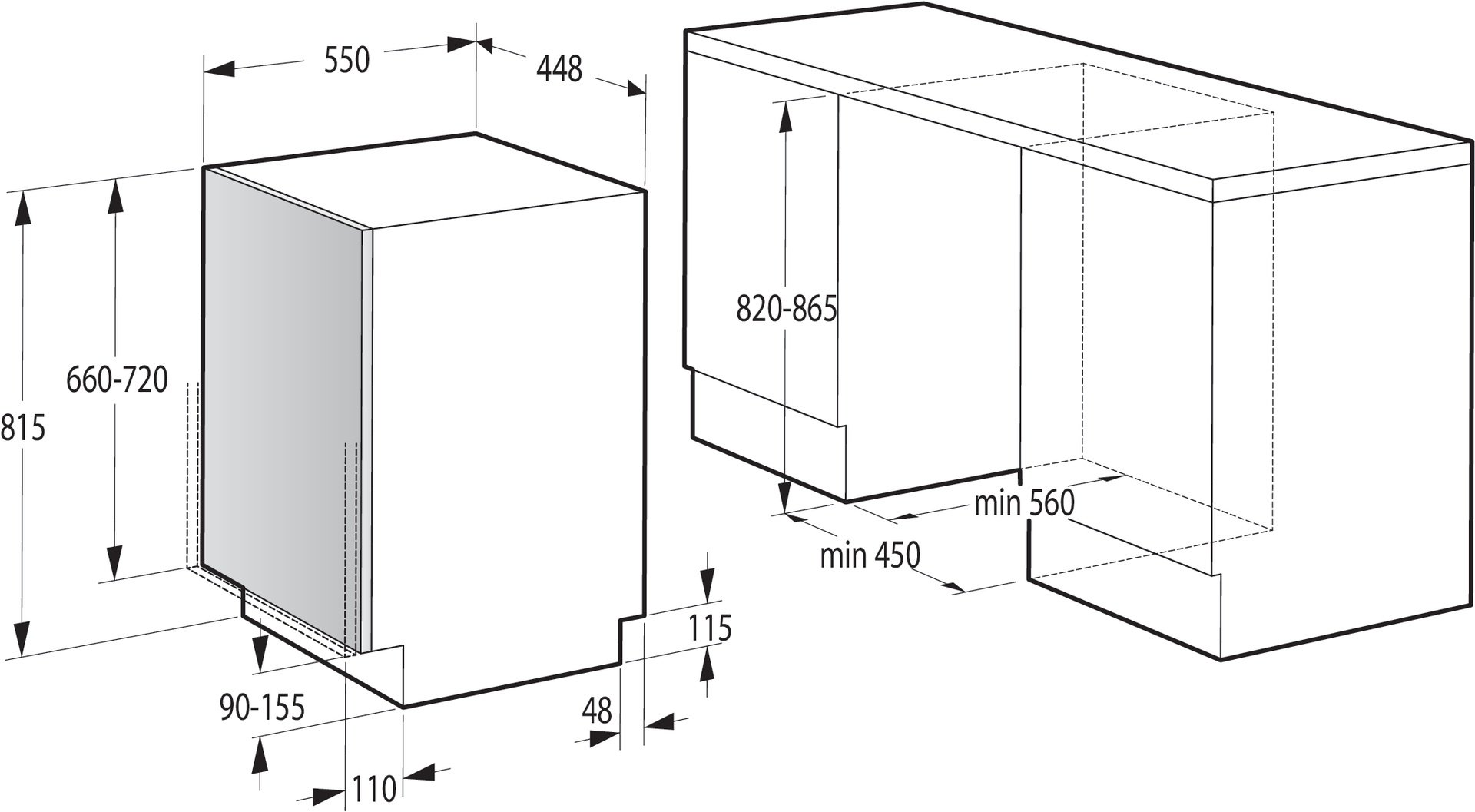 Посудомоечная машина Gorenje GV520E10 белый - ForteMarket Посудомоечная машина Gorenje GV520E10 белый купить,0