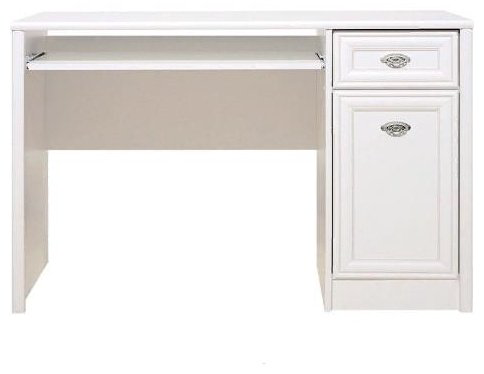 Стол письменный Гербор Салерно BIU1D1S, 120х64.5x78.5 см, белый купить,NaN