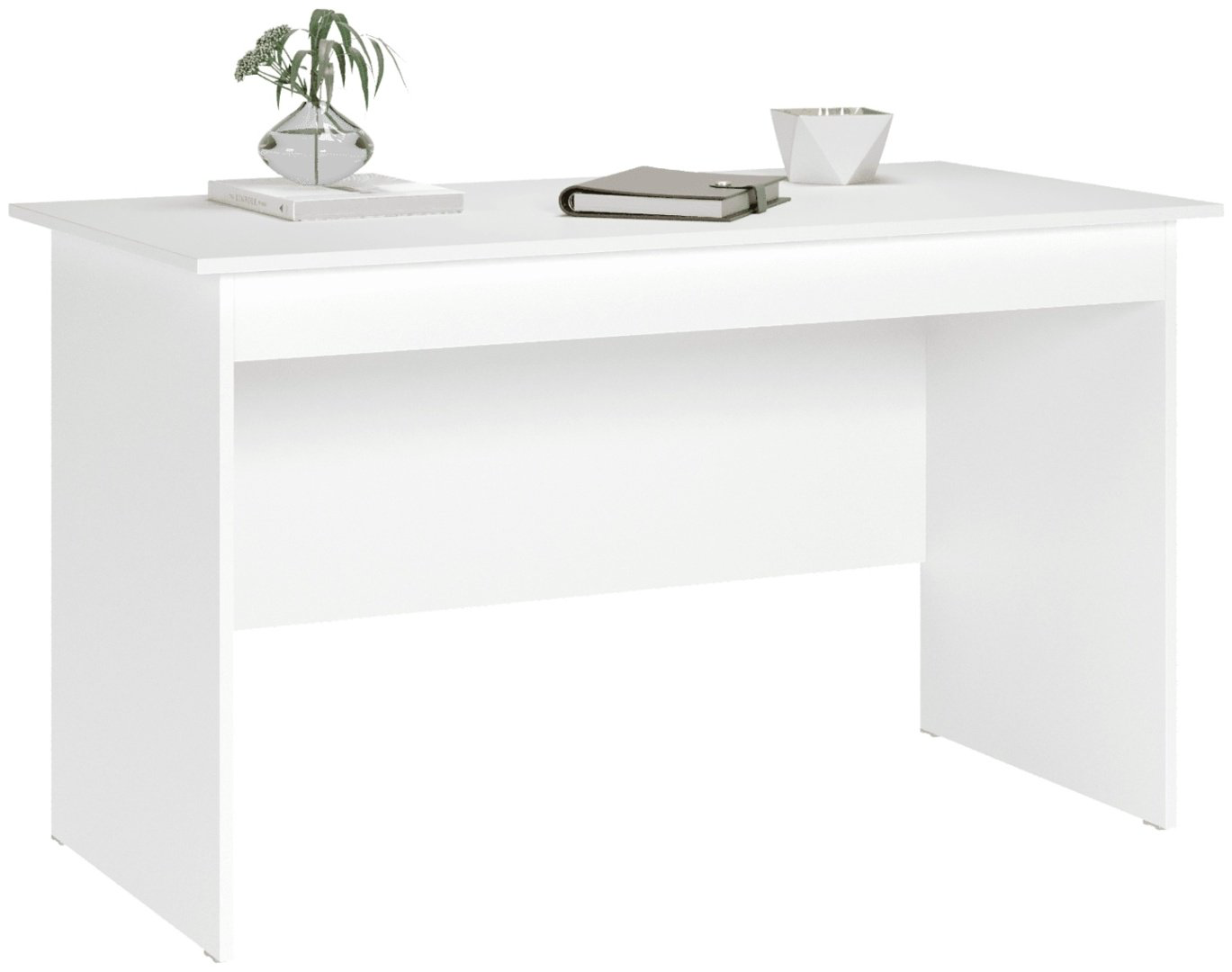 Стол письменный Мебель Азии Алекс-102, 130х65x75 см, белый купить,26990