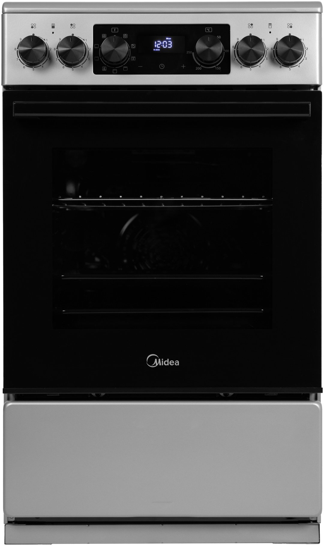 Кухонная плита Midea FSC-509ES стальной