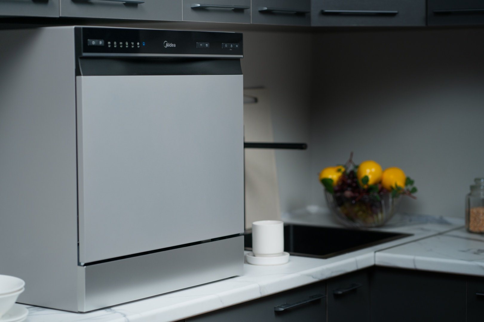Посудомоечная машина Midea MDWT-827LWS серый купить,NaN
