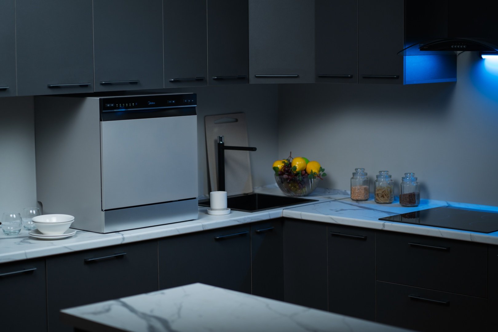 Посудомоечная машина Midea MDWT-827LWS-C Grey - ForteMarket Посудомоечная машина Midea MDWT-827LWS-C Grey купить,0