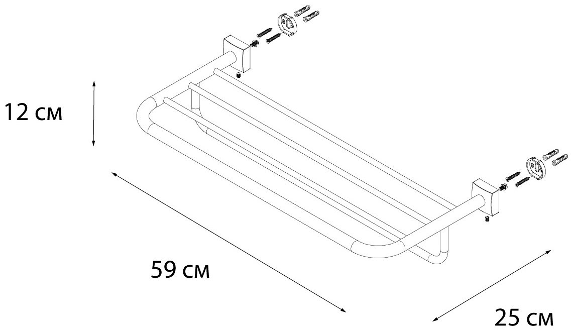 FIXSEN FX-61315 серебристый купить,48860
