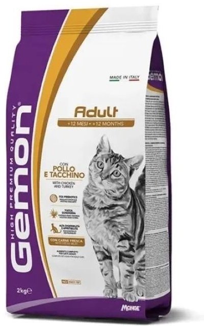 Корм Gemon индейка, курица 7 кг