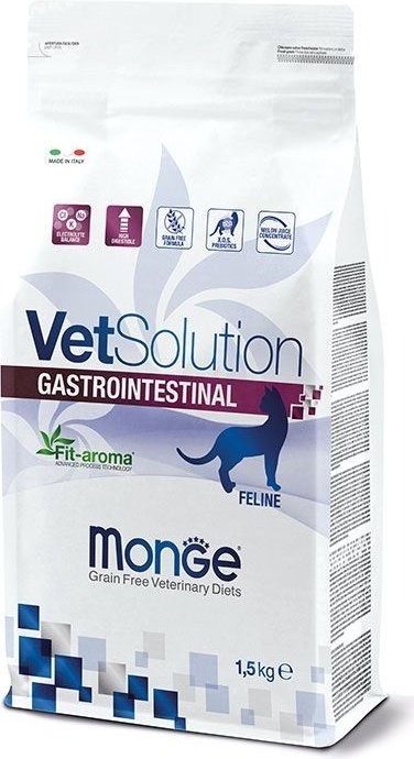 Корм Monge VetSolution Gastrointestinal при проблемах с ЖКТ свинина 1.5 кг