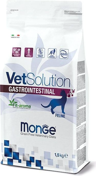 Корм Monge VetSolution Gastrointestinal при проблемах с ЖКТ свинина 1.5 кг купить,NaN
