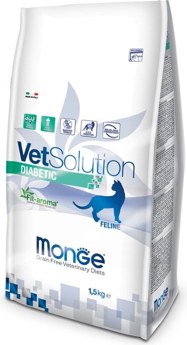Корм Monge VetSolution Diabetic при сахарном диабете курица 1.5 кг