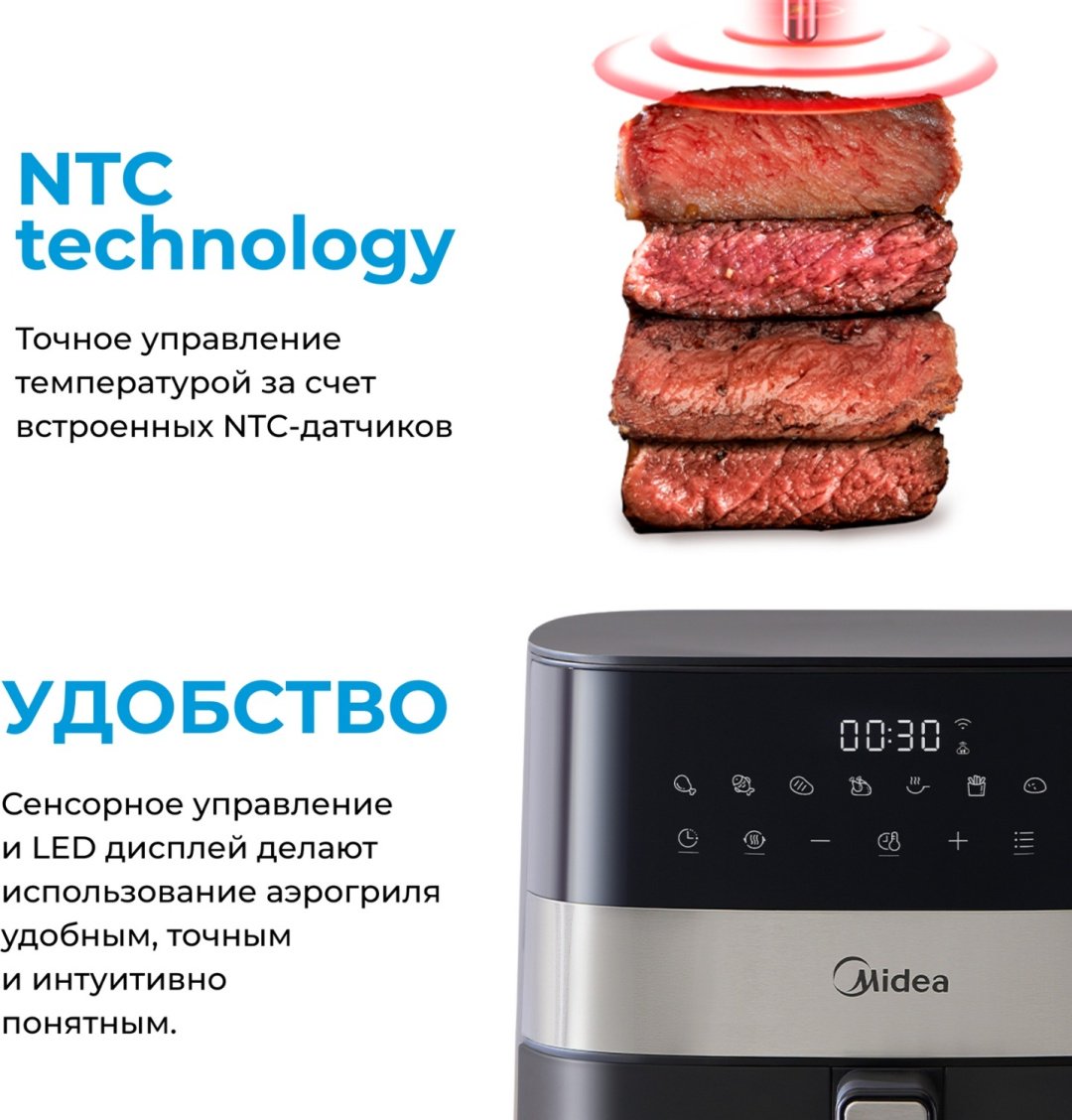 Аэрогриль Midea MF-CN65E2