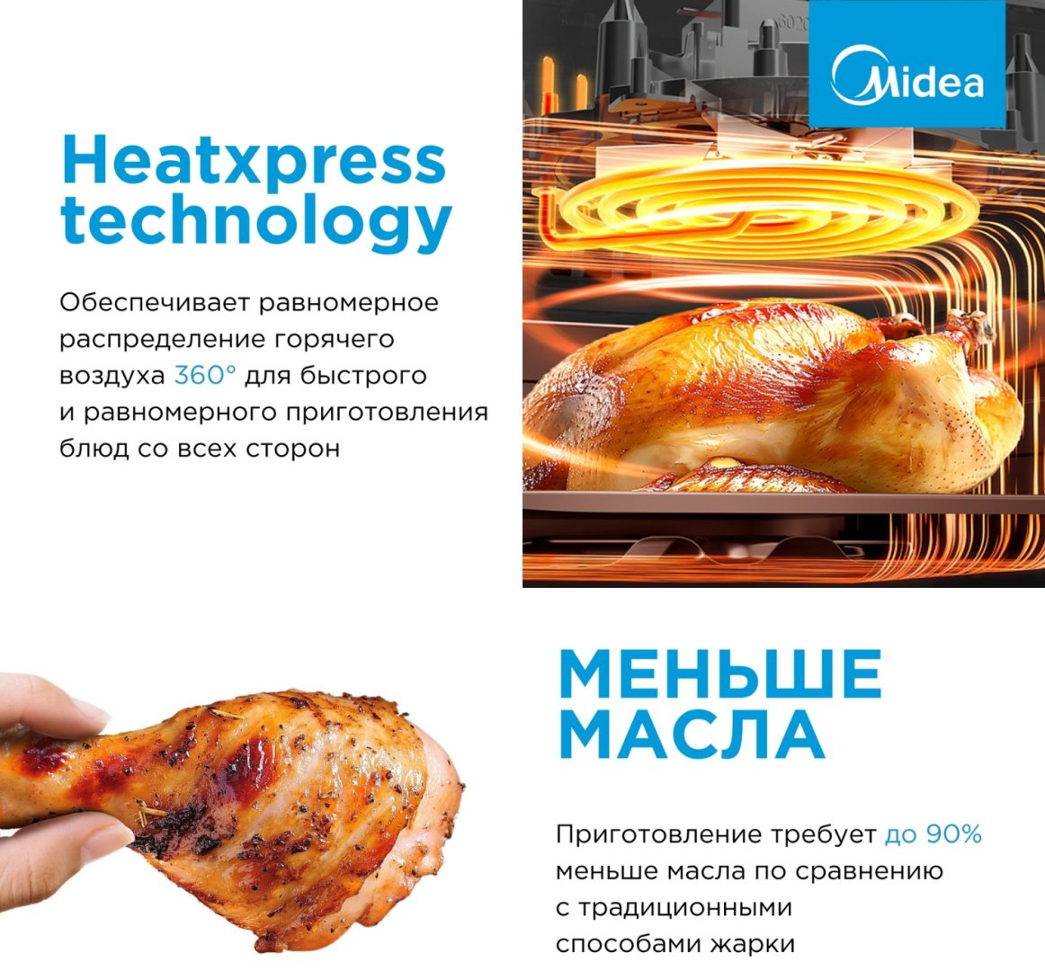 Аэрогриль Midea MF-CY70K2 купить,NaN