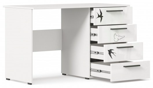 Стол письменный Любимый Дом Джоли, 119х58x76 см, белый купить,NaN