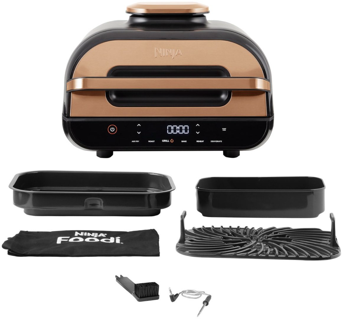 Аэрогриль NINJA KITCHEN Deluxe Foodi MAX Grill & Air Fryer AG551EUCP купить,NaN