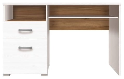 Стол письменный Гербор Маркус BIU 1D1S, 120х56x75.5 см, белый - ForteMarket Стол письменный Гербор Маркус BIU 1D1S, 120х56x75.5 см, белый купить,NaN