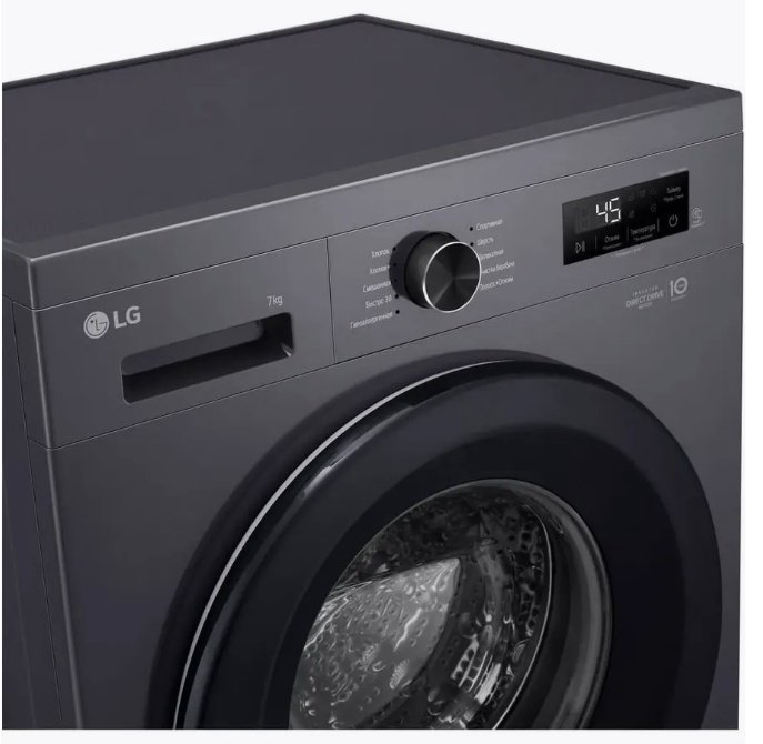Стиральная машина LG F2Y1HS6J черный купить,NaN