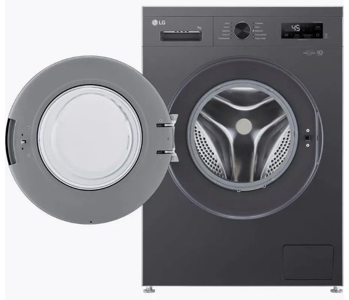 Стиральная машина LG F2Y1HS6J черный купить,NaN