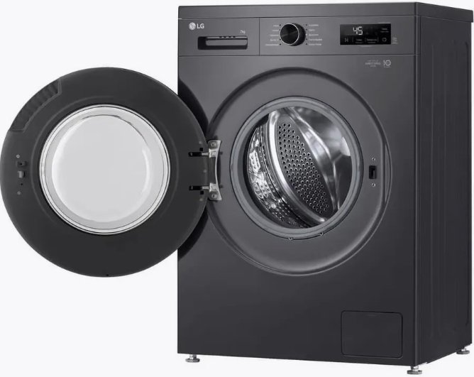 Стиральная машина LG F2Y1HS6J черный - ForteMarket Стиральная машина LG F2Y1HS6J черный купить,0