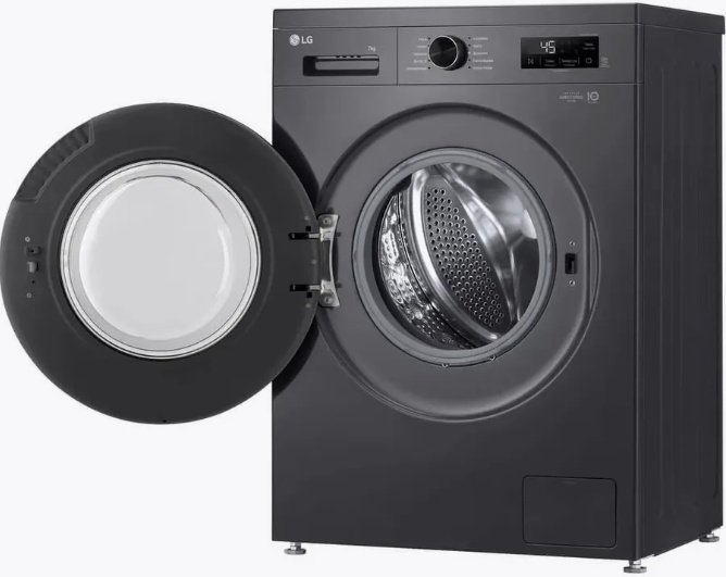 Стиральная машина LG F2Y1HS6J черный купить,NaN