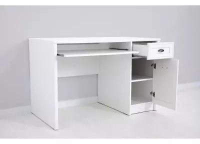 Стол письменный BRW Салерно, 120.5х64.5x78.5 см, белый купить,NaN