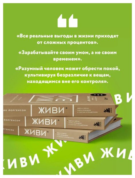 Книга Равикант Н., Йоргенсон Э.: ЖИВИ здесь и сейчас. Проводник к счастью и процветанию купить,NaN