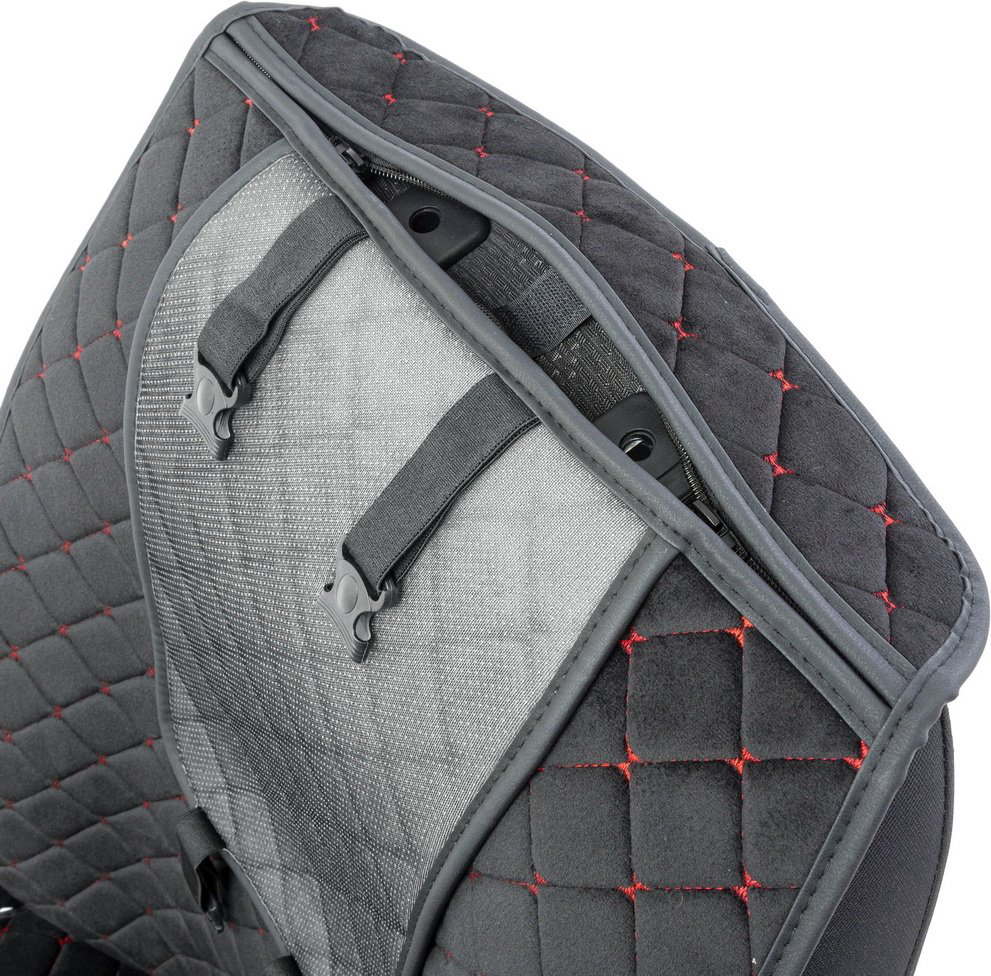 Car Performance накидка на сиденье CUS-1012 BK/RD черный-красный купить,32220