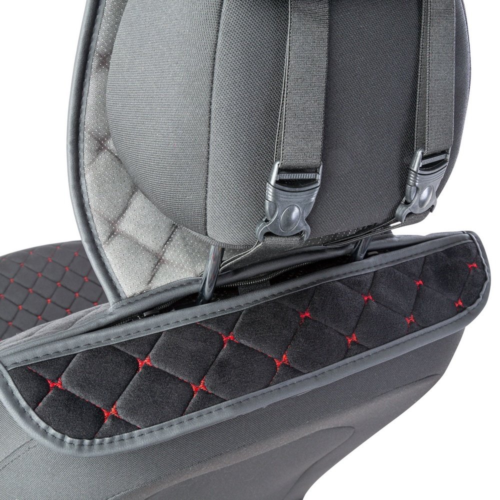 Car Performance накидка на сиденье CUS-1012 BK/RD черный-красный