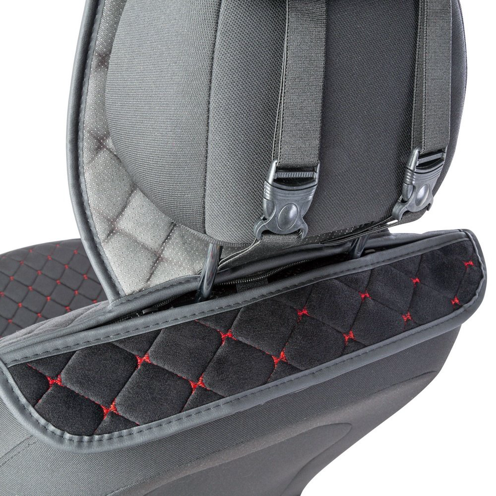 Car Performance накидка на сиденье CUS-1012 BK/RD черный-красный купить,32220