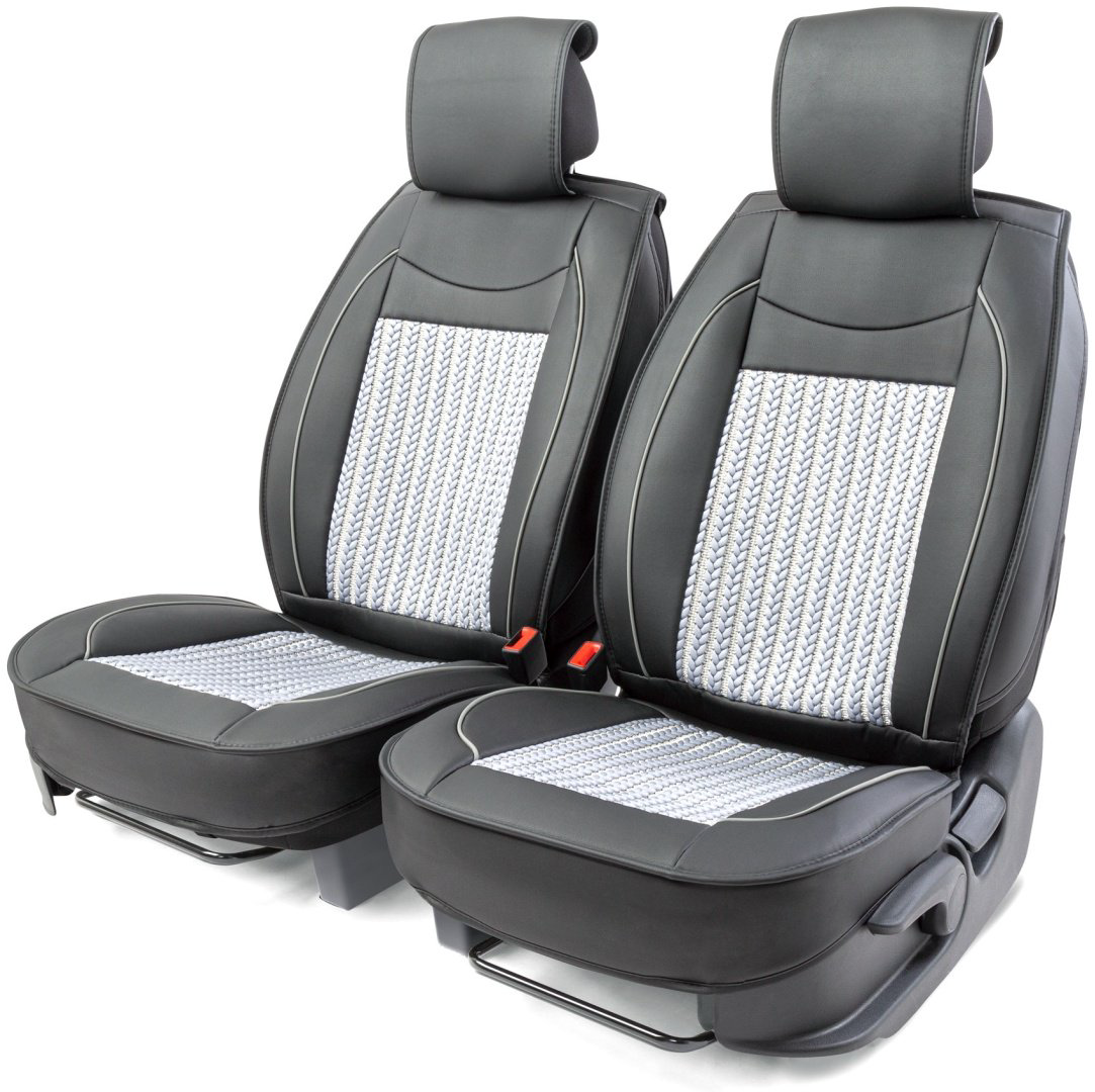Car Performance накидка на сиденье CUS-2072 BK/GY черный-серый