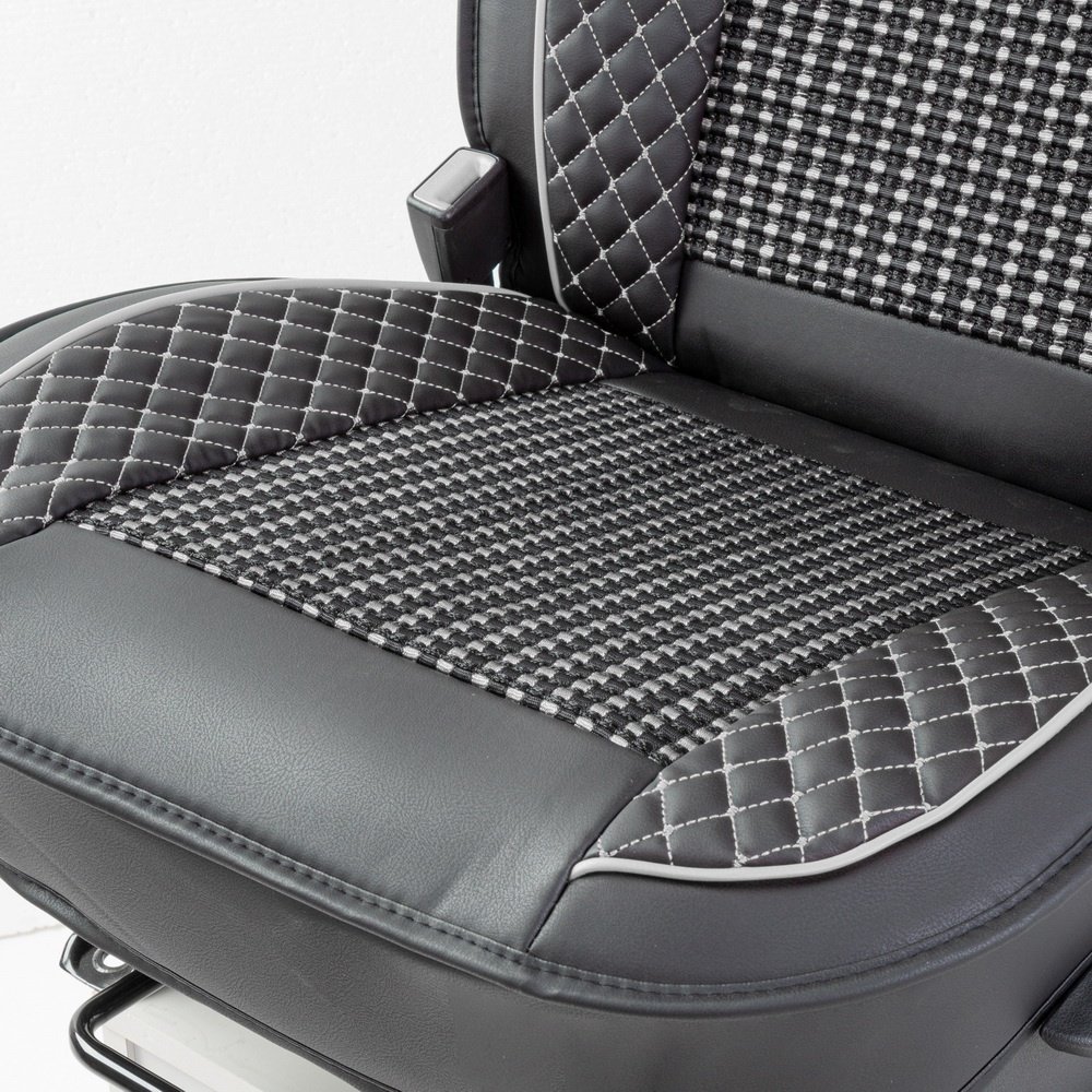 Car Performance Накидка на сиденье CUS-2102 BK/GY черный-серый - ForteMarket Car Performance Накидка на сиденье CUS-2102 BK/GY черный-серый купить,0