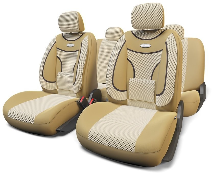 AUTOPROFI Чехлы универсальные Extra Comfort ECO-1105 D.BE/L.BE бежевый