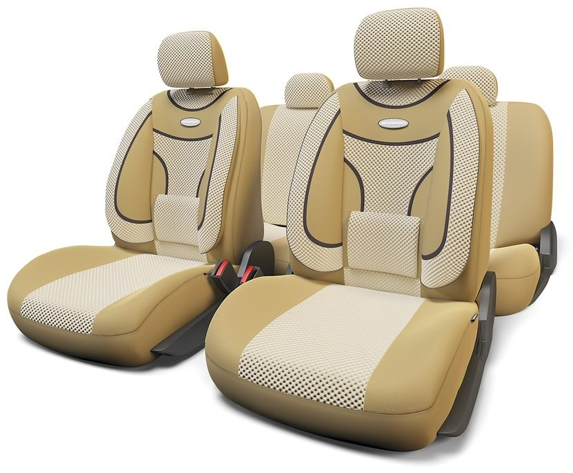 AUTOPROFI Чехлы универсальные Extra Comfort ECO-1105 D.BE/L.BE бежевый