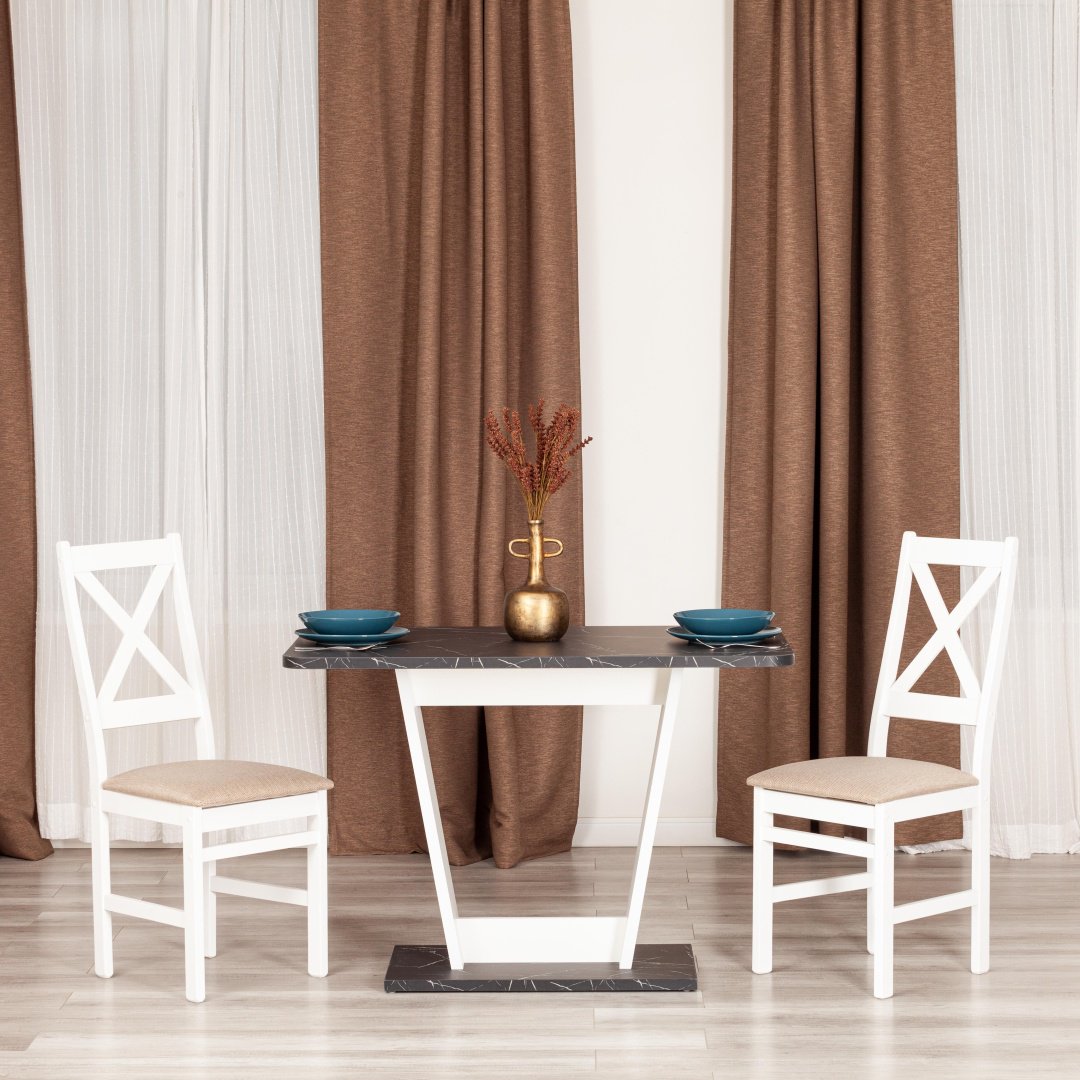 Обеденный стол Tetchair Tetchair TIBI, 110х69x75 см, ЛДСП, белый купить,NaN