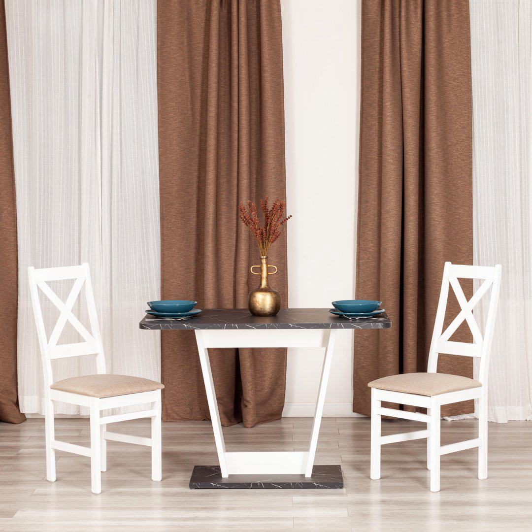 Обеденный стол Tetchair Tetchair TIBI, 110х69x75 см, ЛДСП, белый купить,NaN