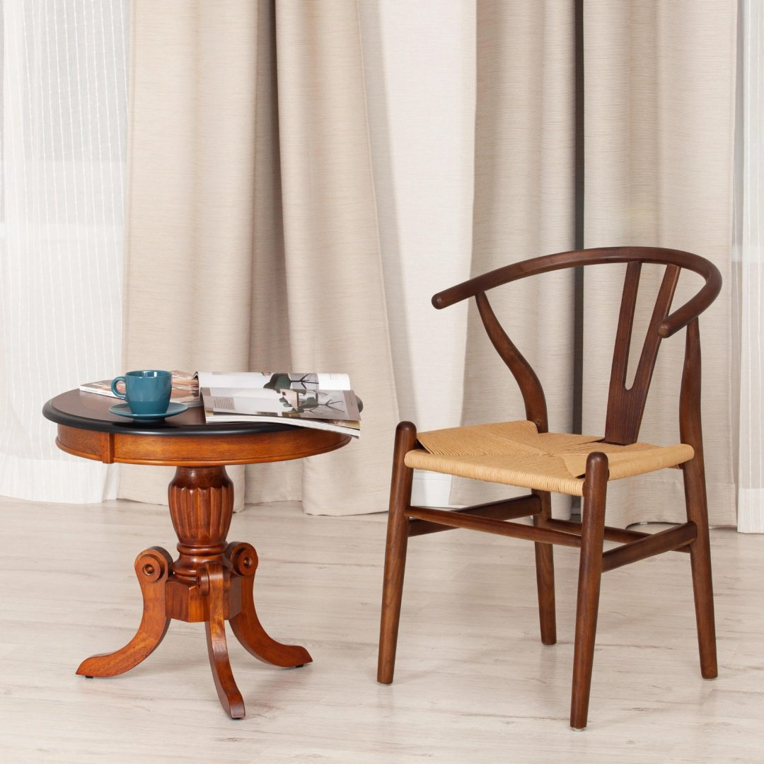 Стул Tetchair Wisbone 12826 80x57x51см коричневый купить,NaN