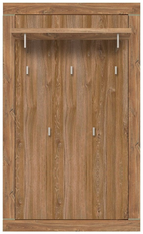 Вешалка BRW Герман PAN/15/9 115x45x85см дуб стирлинг  купить,56200