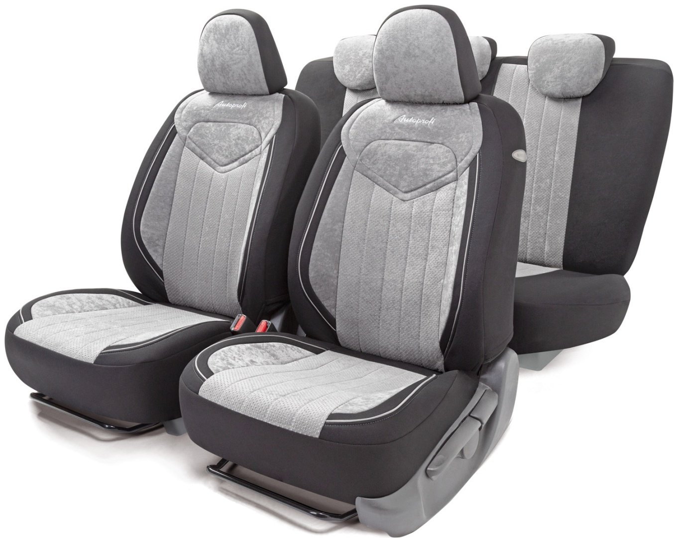 AUTOPROFI чехлы универсальные SGN-1505 BK/GY черный, серый