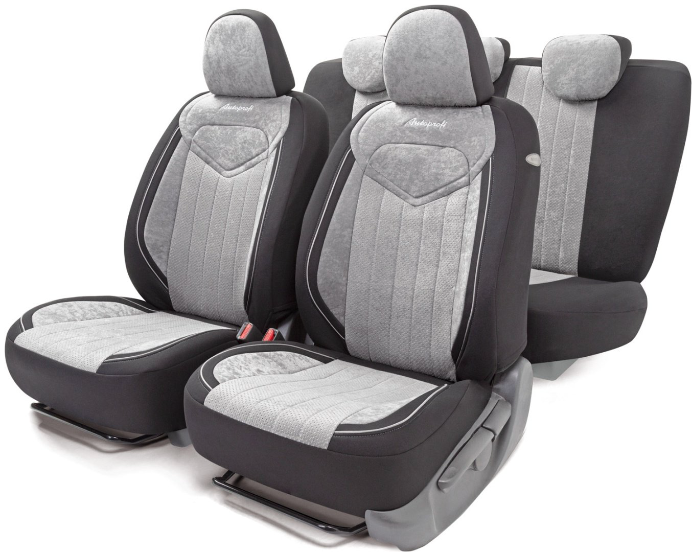 AUTOPROFI чехлы универсальные SGN-1505 BK/GY черный, серый
