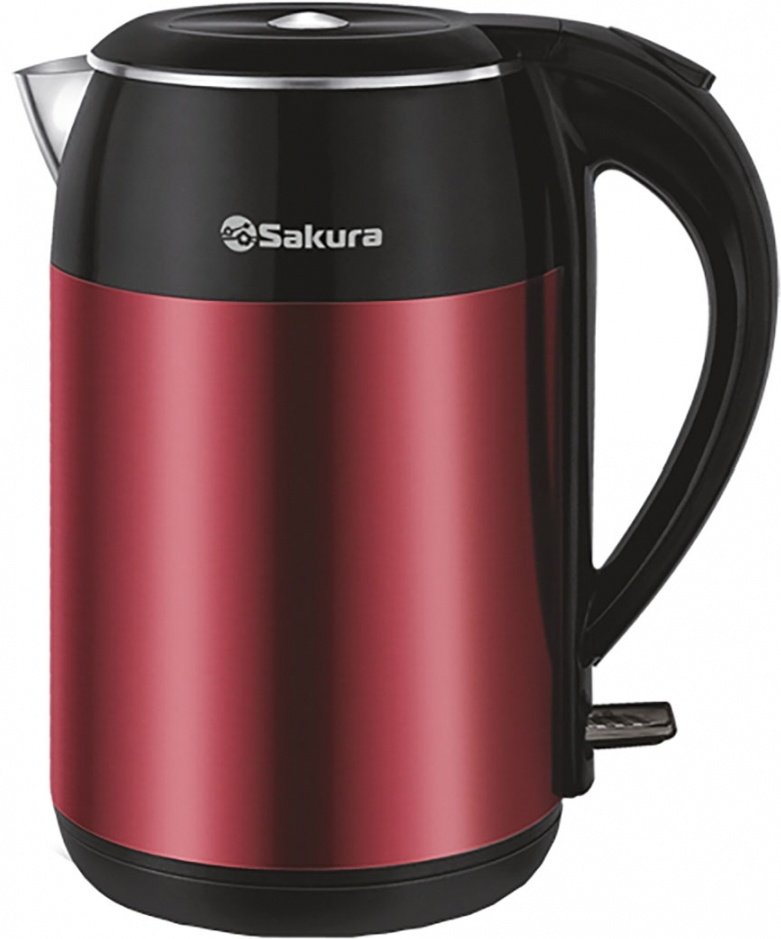 Электрочайник Sakura SA-2154MR бордовый купить,NaN