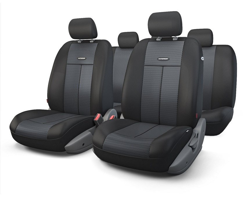AUTOPROFI чехлы универсальные TT-902M BK/BK черный