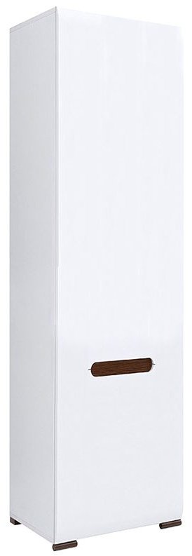 Распашной шкаф Dominika Ацтека 016/гербор, 60x210х41 см, белый купить,NaN