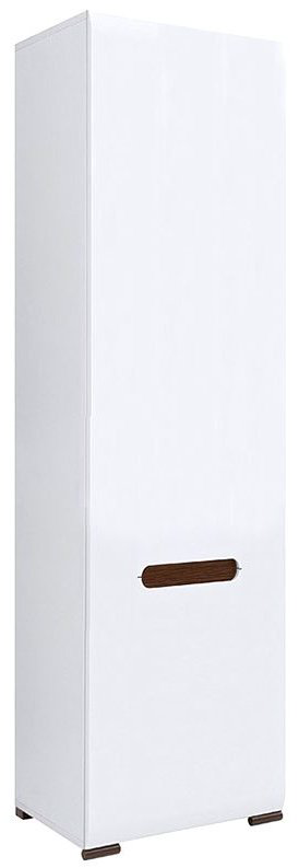 Распашной шкаф Dominika Ацтека 016/гербор, 60x210х41 см, белый купить,NaN