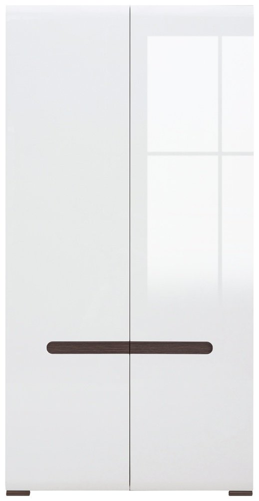 Распашной шкаф Dominika Ацтека 017/гербор, 105x210х60 см, белый