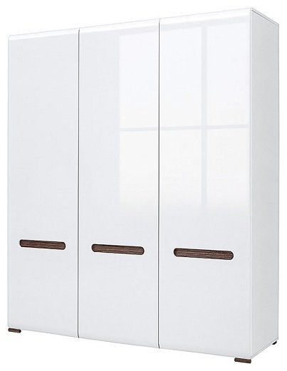 Распашной шкаф Dominika Ацтека 018/гербор, 180x210х60 см, белый купить,NaN