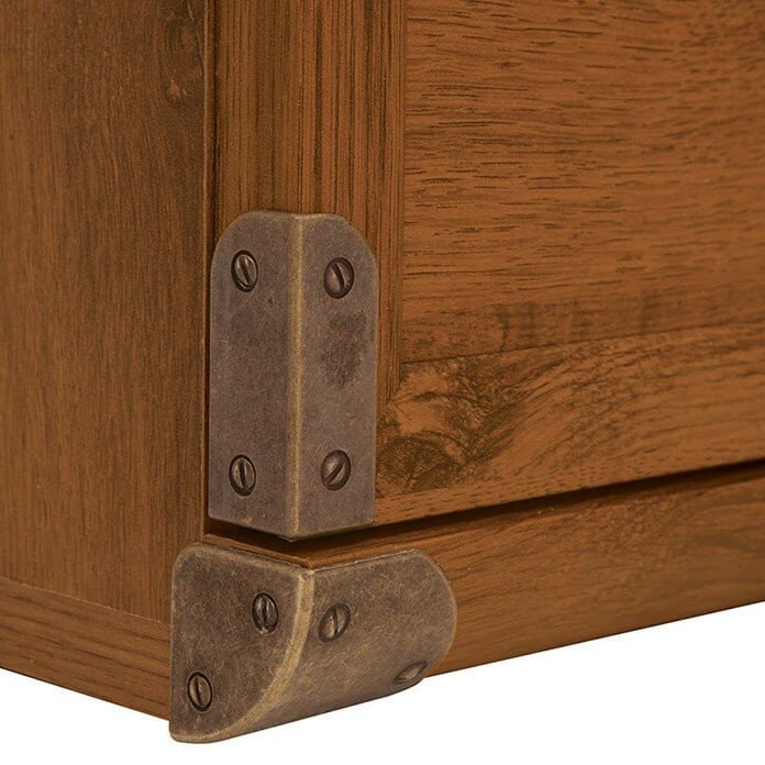 Шкаф-витрина Гербор Индиана JWIT 2D2S 80x40x195.5см коричневый купить,NaN