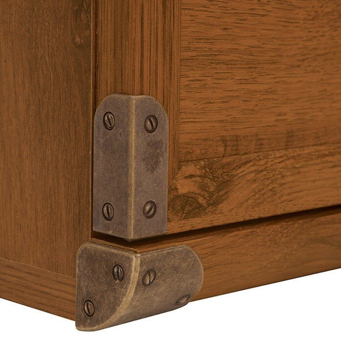 Шкаф-витрина Гербор Индиана JWIT 2D2S 80x40x195.5см коричневый купить,NaN
