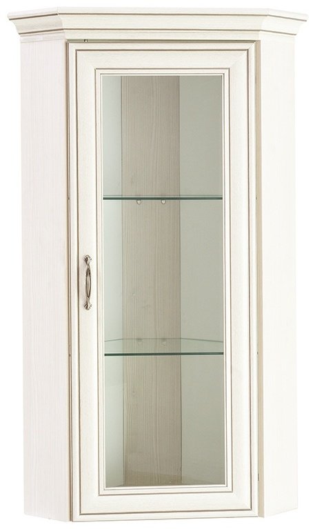 Шкаф с витриной ANREX Тиффани 1VU 51.8x51.8x122см бежевый купить,NaN
