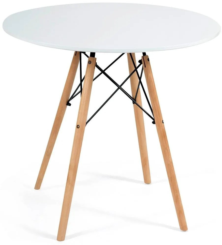 Обеденный стол Tetchair CINDY NEXT, 80х80x75 см, МДФ, белый купить,NaN