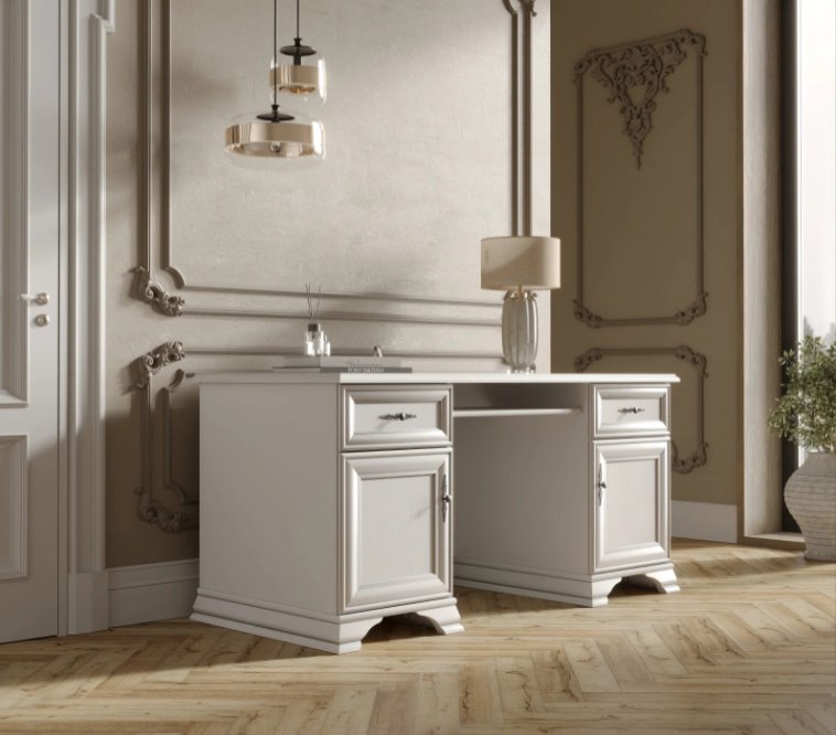Стол компьютерный Dominika Кентуки, 160х74x78 см, белый - ForteMarket Стол компьютерный Dominika Кентуки, 160х74x78 см, белый купить,0